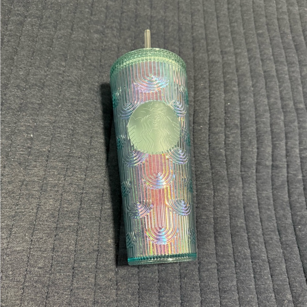 Starbucks Holographic Green Tumbler